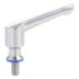 Hygienic Adjustable Tension Levers with Threaded Stud