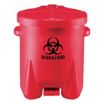 Step-On Biohazardous Waste Disposal Cans