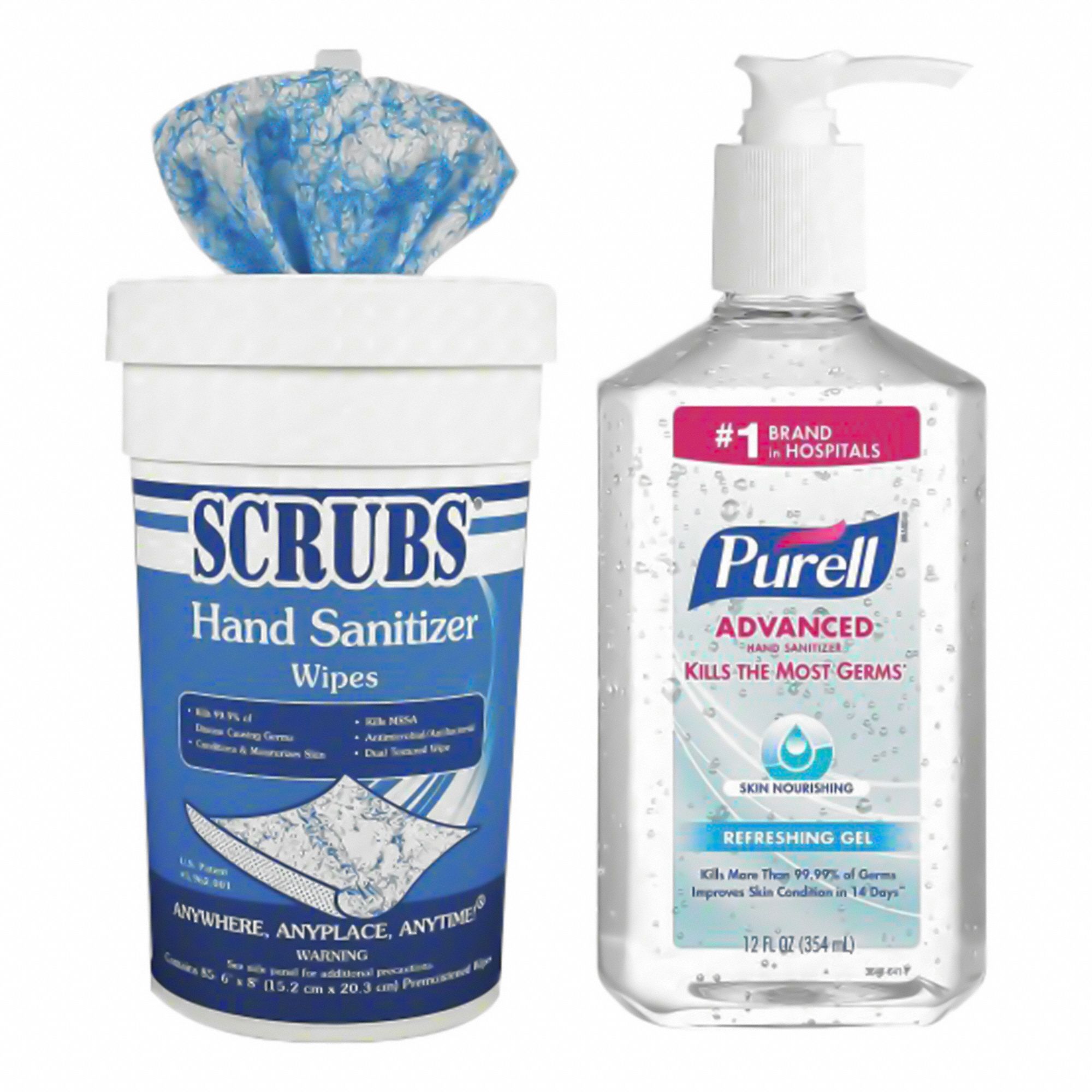 Purell Hand Sanitizing Wipes:Facility Safety and Maintenance:Cleaning  Supplies