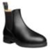 XENA Women's Chelsea Boot, Steel Toe, Black, Style Number VA-01
