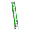 Safety Line Equipped Non-Conductive Fiberglass Extension Ladders