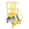 Safety-Cage Rolling Ladders