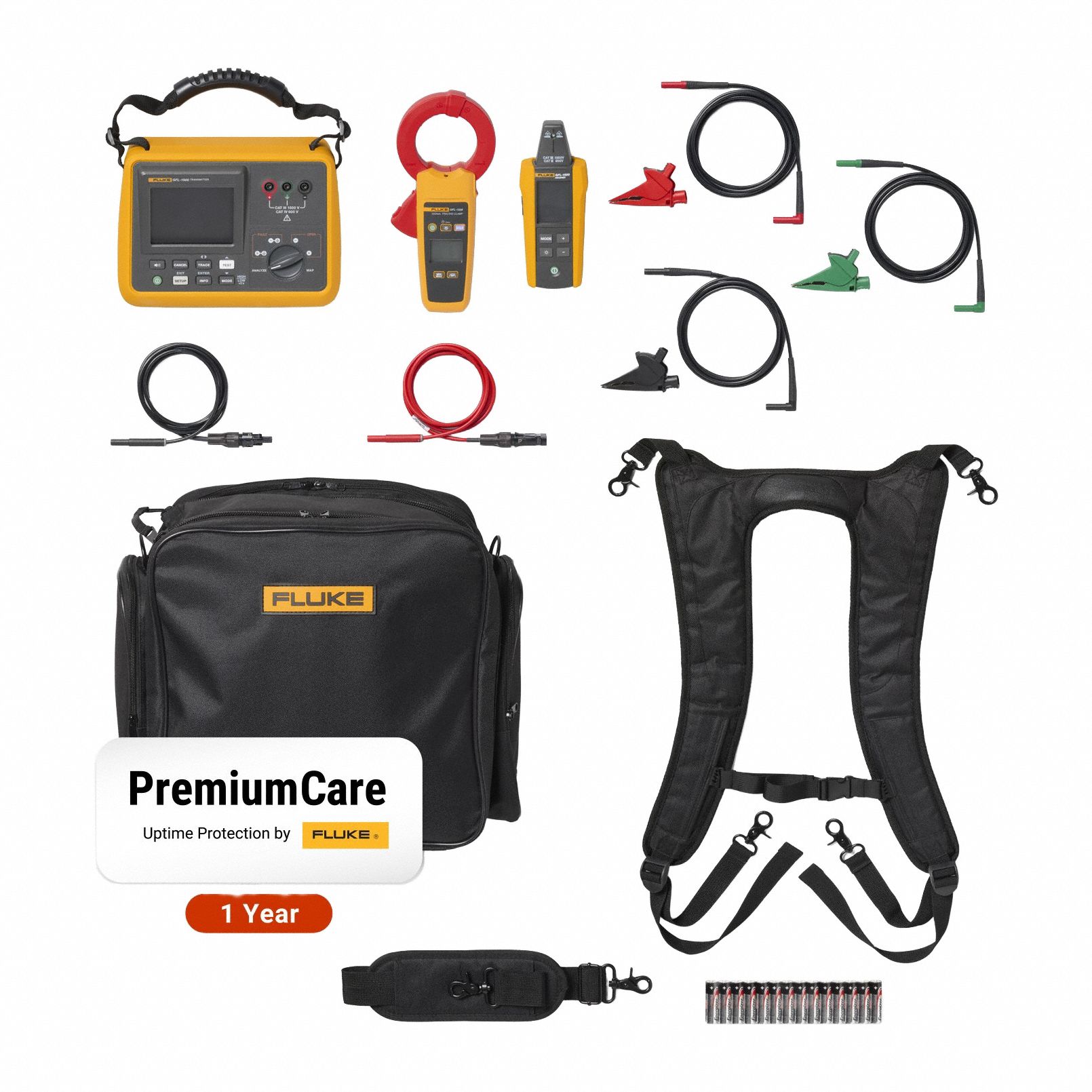 Fault Locator: CAT IV 600V, LCD, IP55, Digital, FLUKE-GFL-1500/FPC