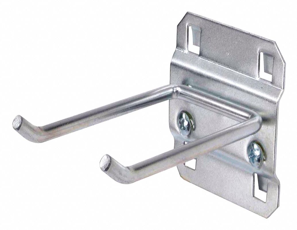 TRITON PRODUCTS DOUBLE ROD HOOK, 4 MOUNTING POSITIONS, 45 LBS CAPACITY ...