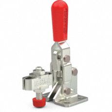 Toggle Clamp: Std Vertical  Handle, Flange Base Mounting, 100 lbf Holding Capacity - Max