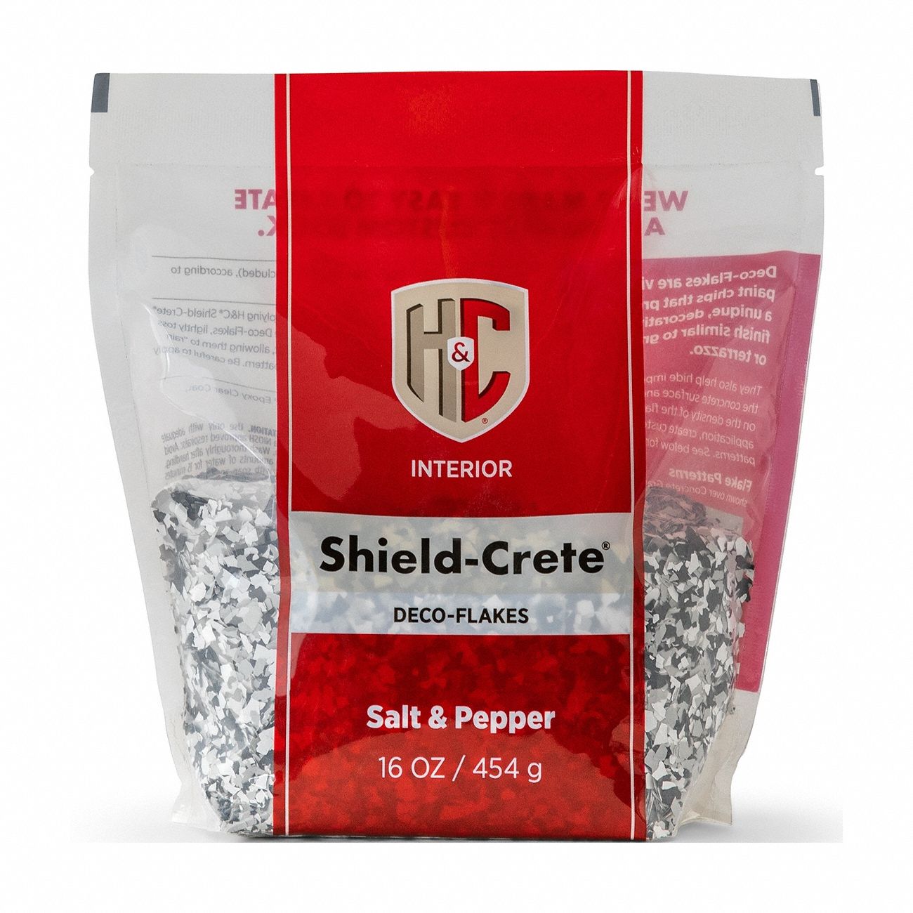 Floor Chips: Black/Gray/White,