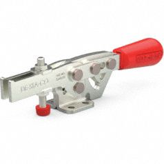Toggle Clamp: Std Horizontal  Handle, Flange Base Mounting, 295 lbf Holding Capacity - Max