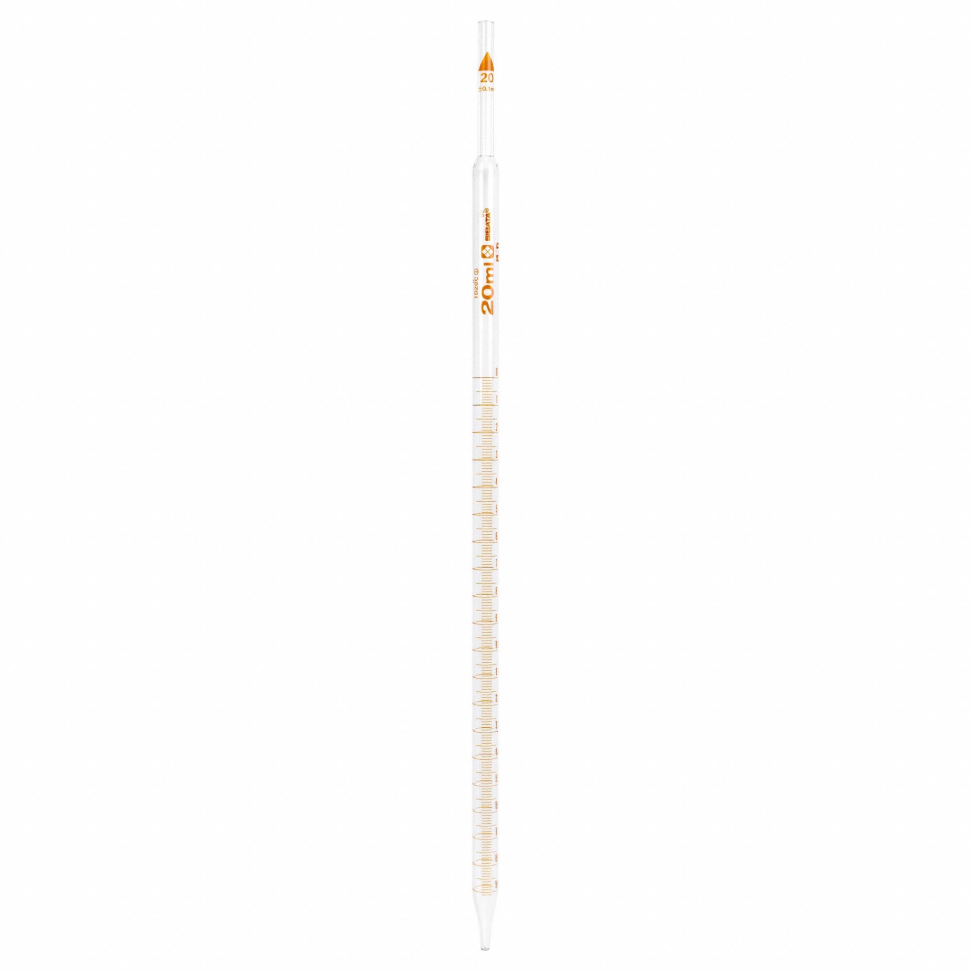 Sibata 20 Ml Capacity Glass Serological Pipette 48me1820140 20a