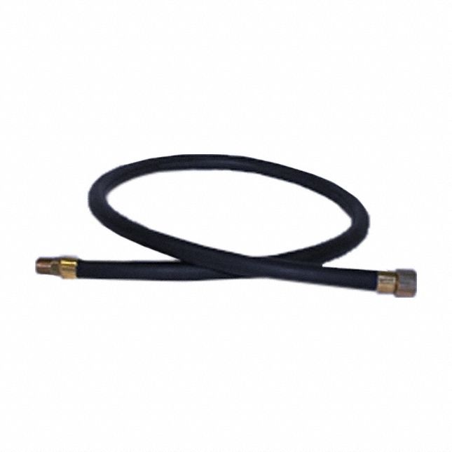 Blasting Cabinet Air Hose: 3/8 in ID x 53 in L, For Use With 101691G-A