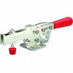 Toggle Clamp: Std Horizontal  Handle, Flange Base Mounting, 560 lbf Holding Capacity - Max