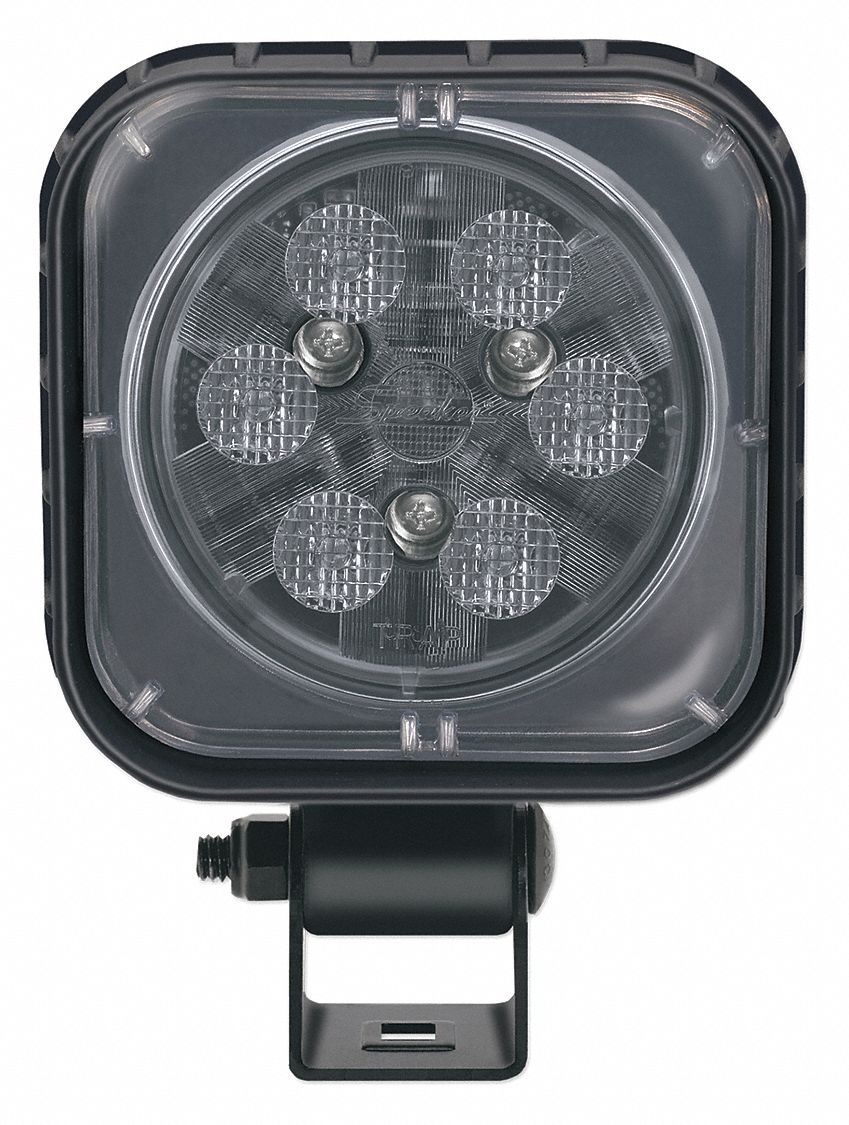 WORK LAMP, BLACK, 12 TO 110VDC, LED
