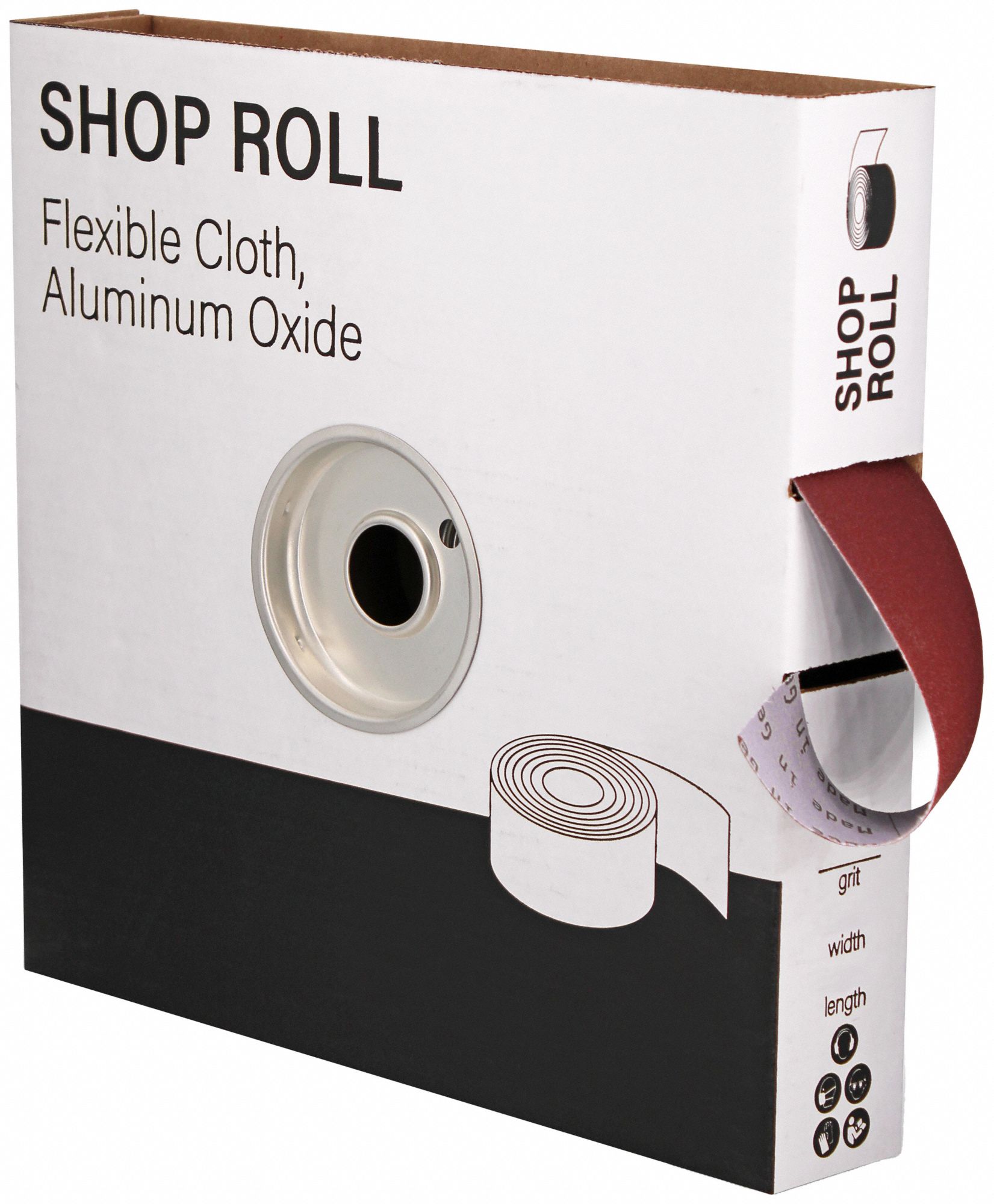 Abrasive Roll AO 180 Grit 1.5 x50 yd. Br
