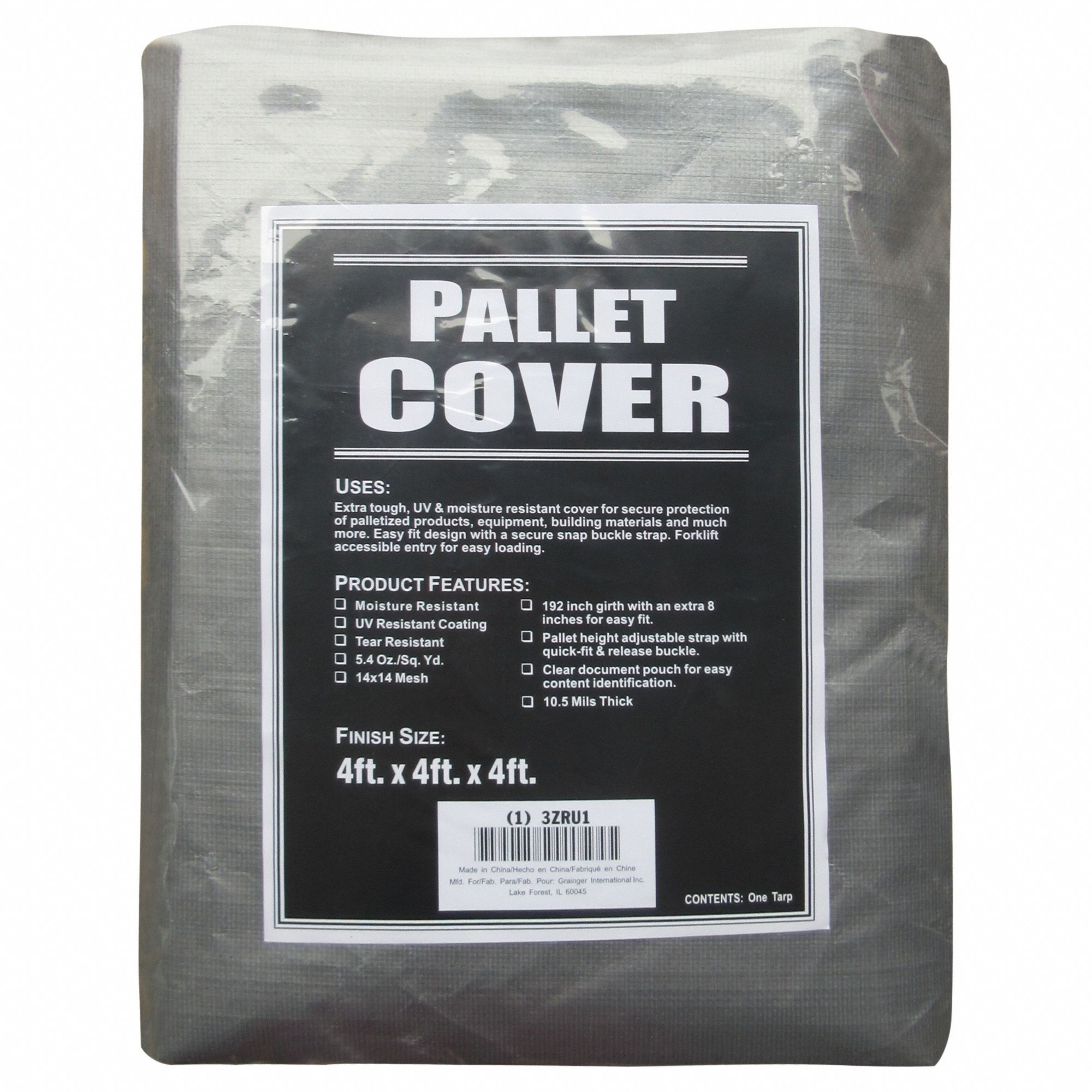 PALLET COVER TARPAULIN,48X48X48IN