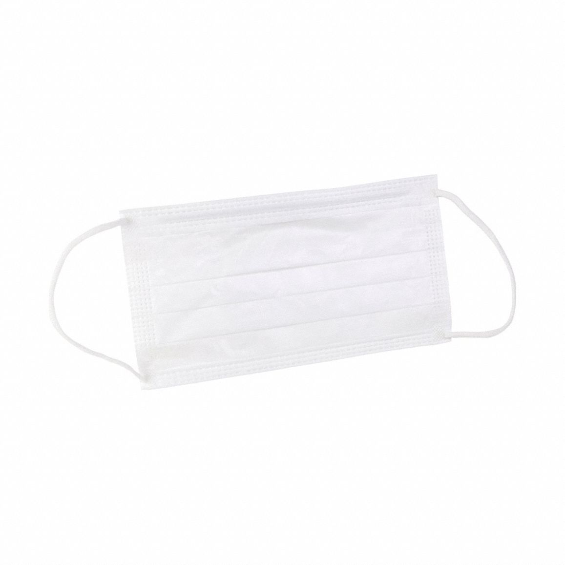 Disposable Respirator: Dual, Non-Adj, Metal Nose Clip, Fabric/Polyethylene, White, Kimtech, 20 PK