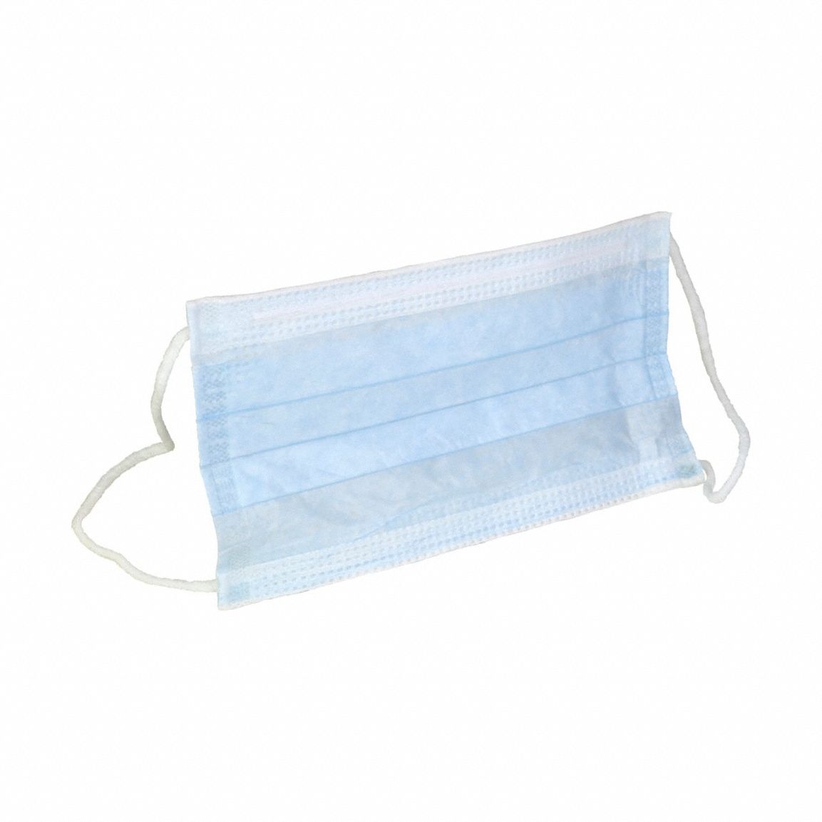 Disposable Respirator: Dual, Non-Adj, Metal Nose Clip, Cellulose/Polyester, Blue, Kimtech, 50 PK