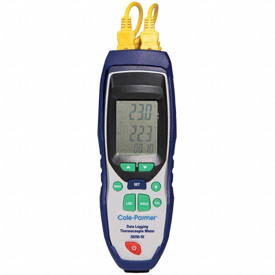 TRACEABLE Thermometer: -328°F to 2501, For Type J/Type K/Type R/Type S/Type T Thermocouple Type (MPN 2025092). Key specifications — Testing Functions: Min/Max Temperature; Accuracy: ±1 % of Reading + 1.8 °F/1 °C Below -148 °F/-99.9 °C; Brand: TRACEABLE.