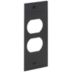 Outlet Box Plates for Over Floor Raceways