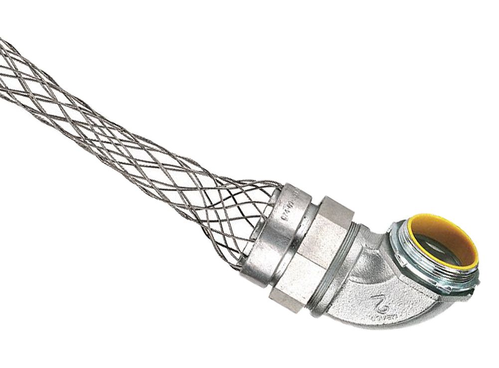 Liquid-Tight Conduit Fittings with Strain Relief