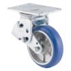 Towable Medium-Duty Shock-Absorbing Plate Casters