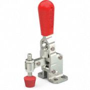 Toggle Clamp: Std Vertical  Handle, Flange Base Mounting, 200 lbf Holding Capacity - Max