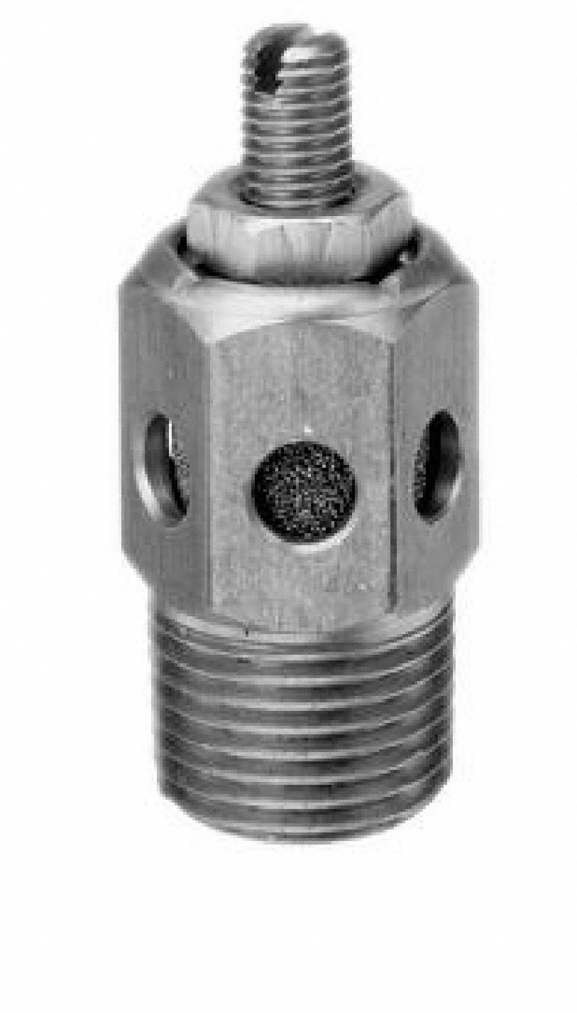 Screwdriver Adjuster, 1/2 in Male NPT, Exhaust Port Flow