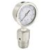 Gauge with 316 SS Male-Threaded Mini Seal