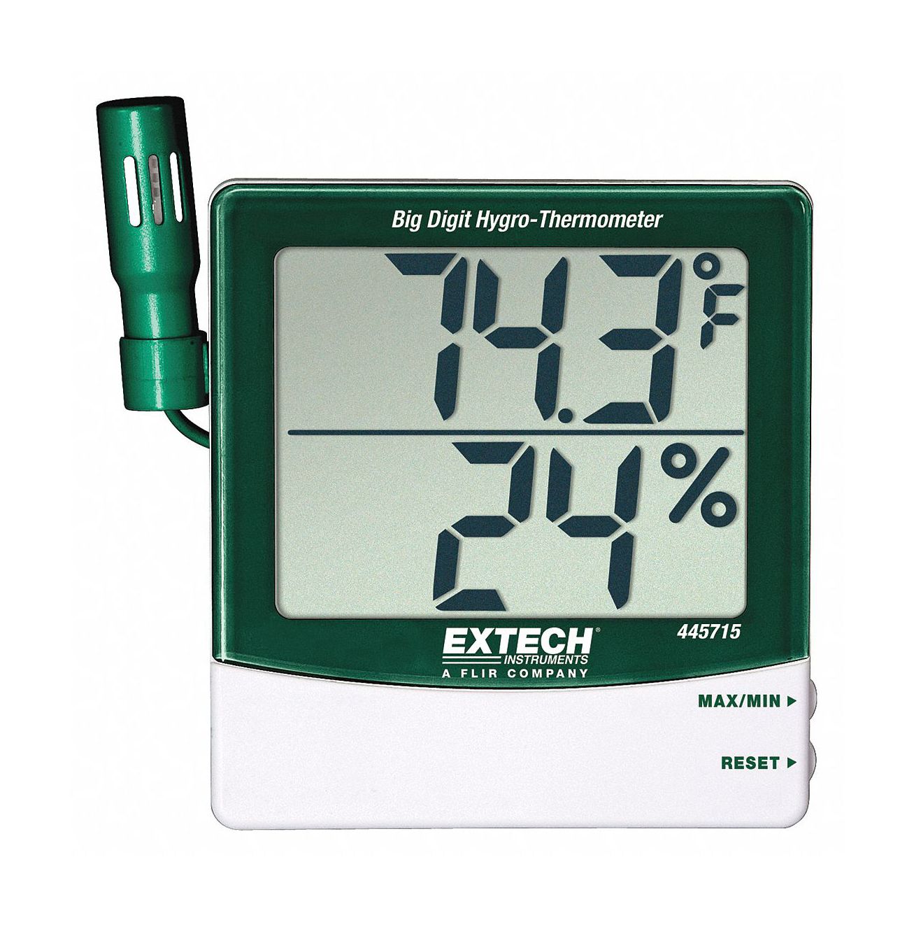 Desk & Wall-Mounted Digital Thermometers & Hygrometers - Grainger  Industrial Supply