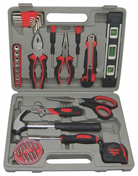 Tool Kit W/ Case42 PieceGray - Grainger