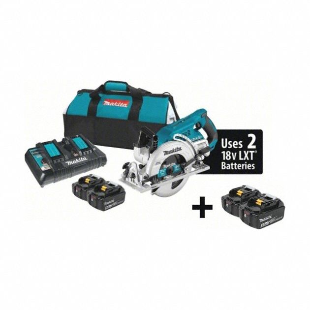 Cordless Circ Saw Kit, 7-1/4 in Blade Dia