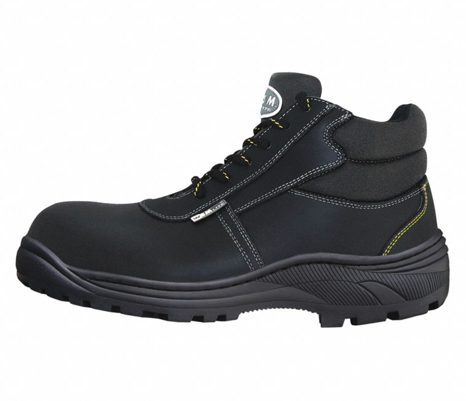 Wsm Lite Botines De Seguridad Con Puntera De Plástico Dieléctrico 16cm Negro Talla 28 5390