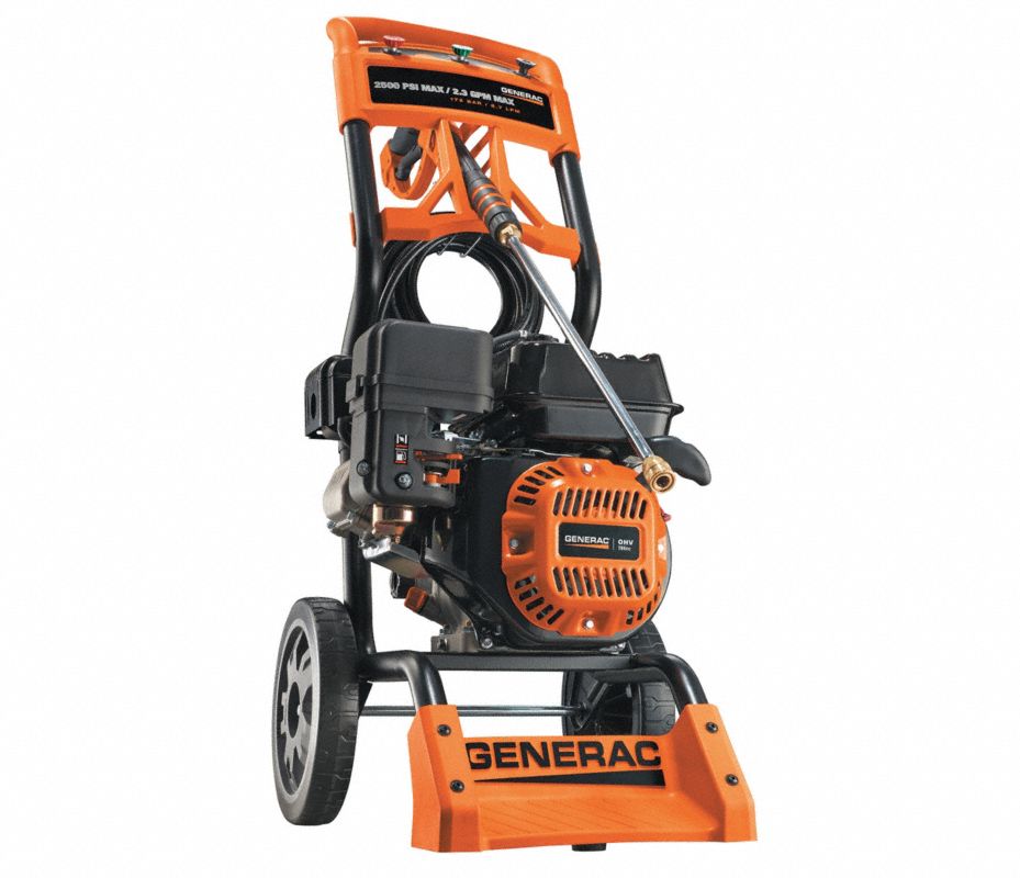 GENERAC Trabajo Pesado (2800 a 3299 psi), 3100 psi, Gas, Caliente ...