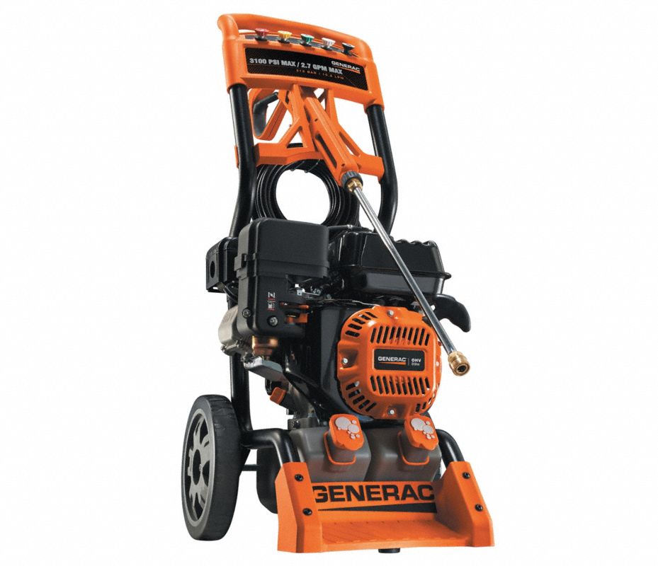 GENERAC Trabajo Pesado (2800 a 3299 psi), 2500 psi, Gas, Caliente ...