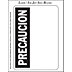 Brady Precaucion Precut Label Sheets