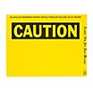 Brady Caution Precut Label Sheets image