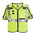 Class 3 Arc Flash & Flame-Resistant X-Back Breakaway Vests with D-Ring Slot for Fall Protection