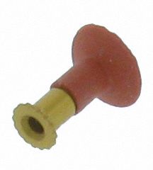 Vacuum Cup: Straight, 0.25 in Tip Size, Silicone, Brass, 2052