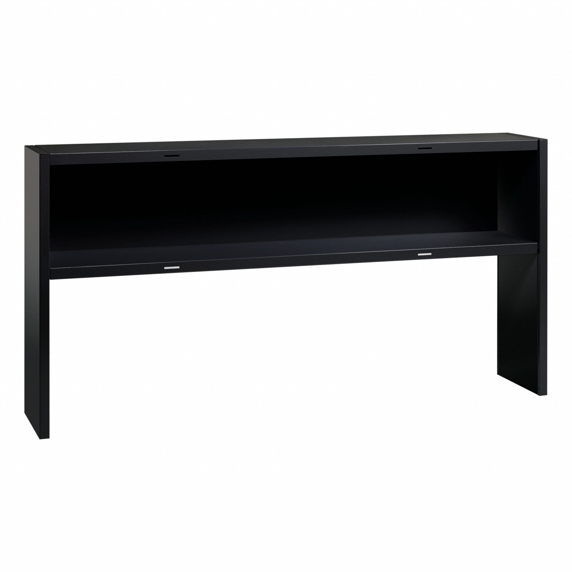 DESK HUTCH,36 IN H,72 IN L,71 IN W,BLACK
