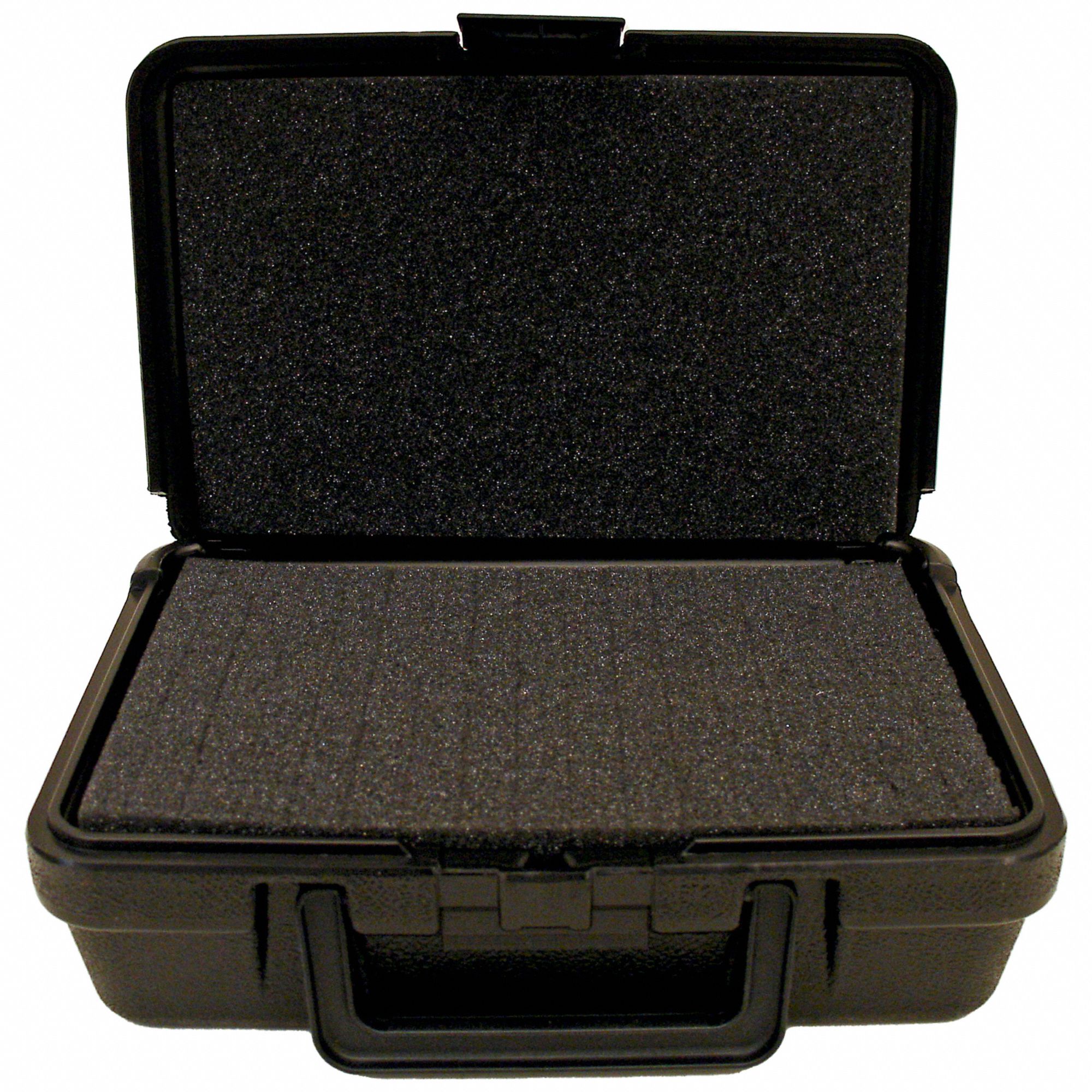 Protective Case: 5 1/2 in x 8 1/2 in x 3 1/4 in Inside, Pick and Pluck/Solid, Black, 1 lb Wt
