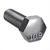 Varian # 5001  Lot of 25pcs  1/4"-28 x 2" Stainless Steel bolts and nuts 