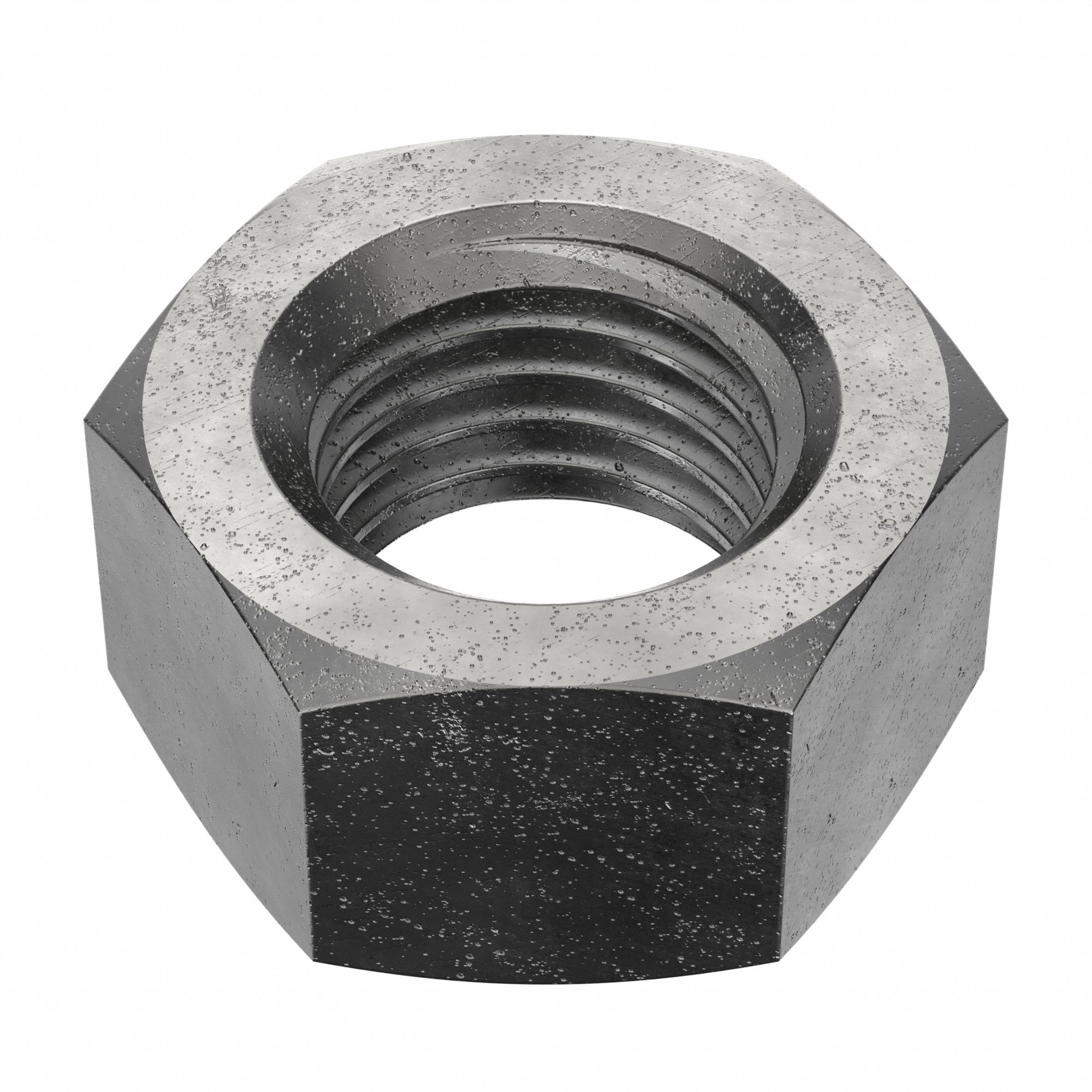 Hex Nut: Std Hex, M16x2.00 Thread, 24 mm Hex Wd, 13 mm Hex Ht, Steel, Class 10, Plain, Std, 25 PK