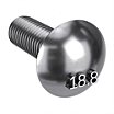 pack of 3 Carriage Bolt ZP M6 x 75mm from the Star Pack Hardware Range 72241 