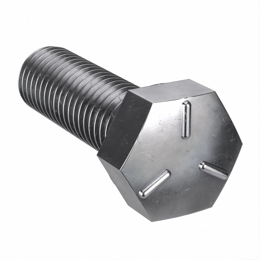 Tap Bolt 18-8 304 Qty 250 1/2-13 x 1-1/4" Stainless Steel Hex Cap Screw 