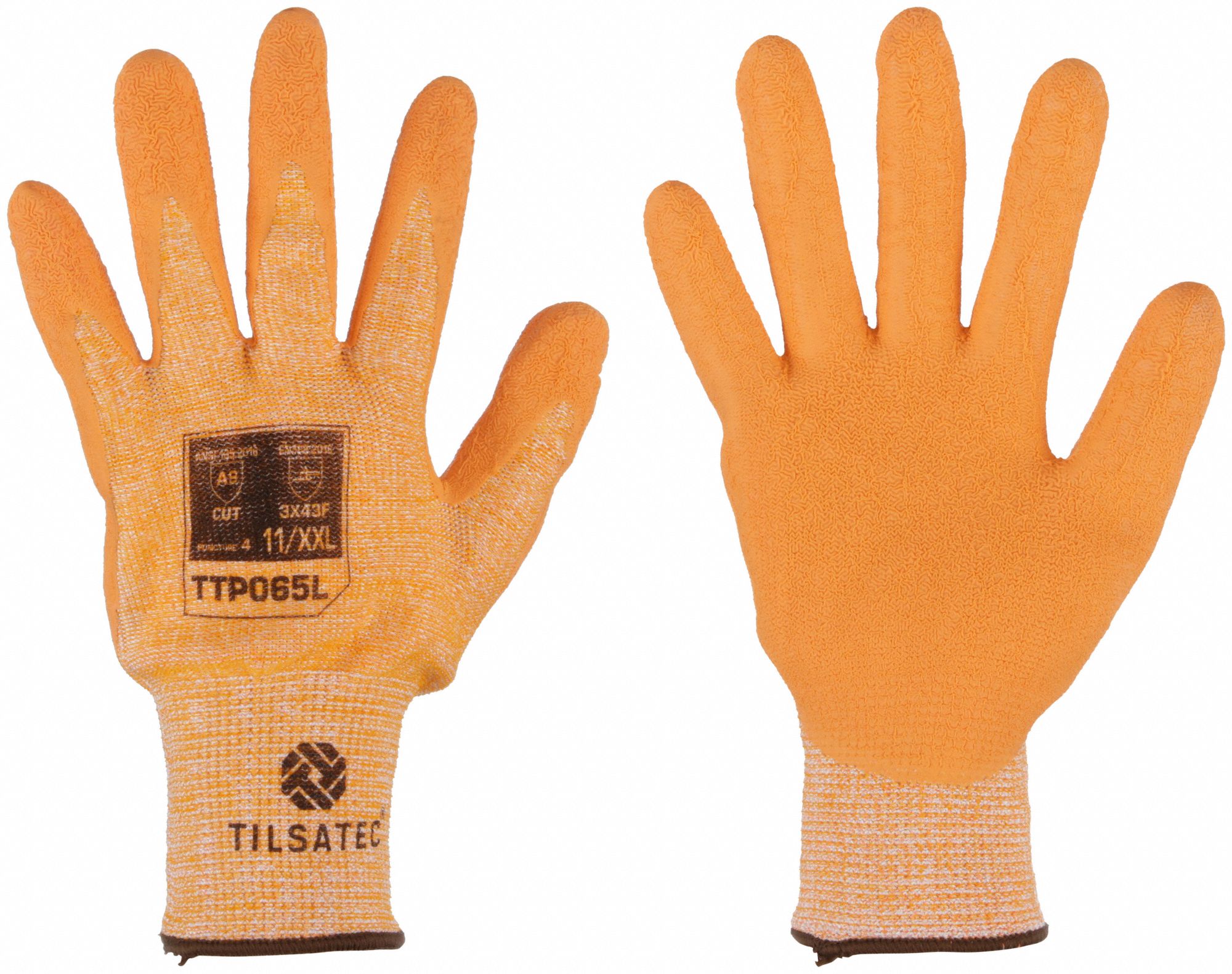Cut-Resistant Gloves, Hi-Viz,