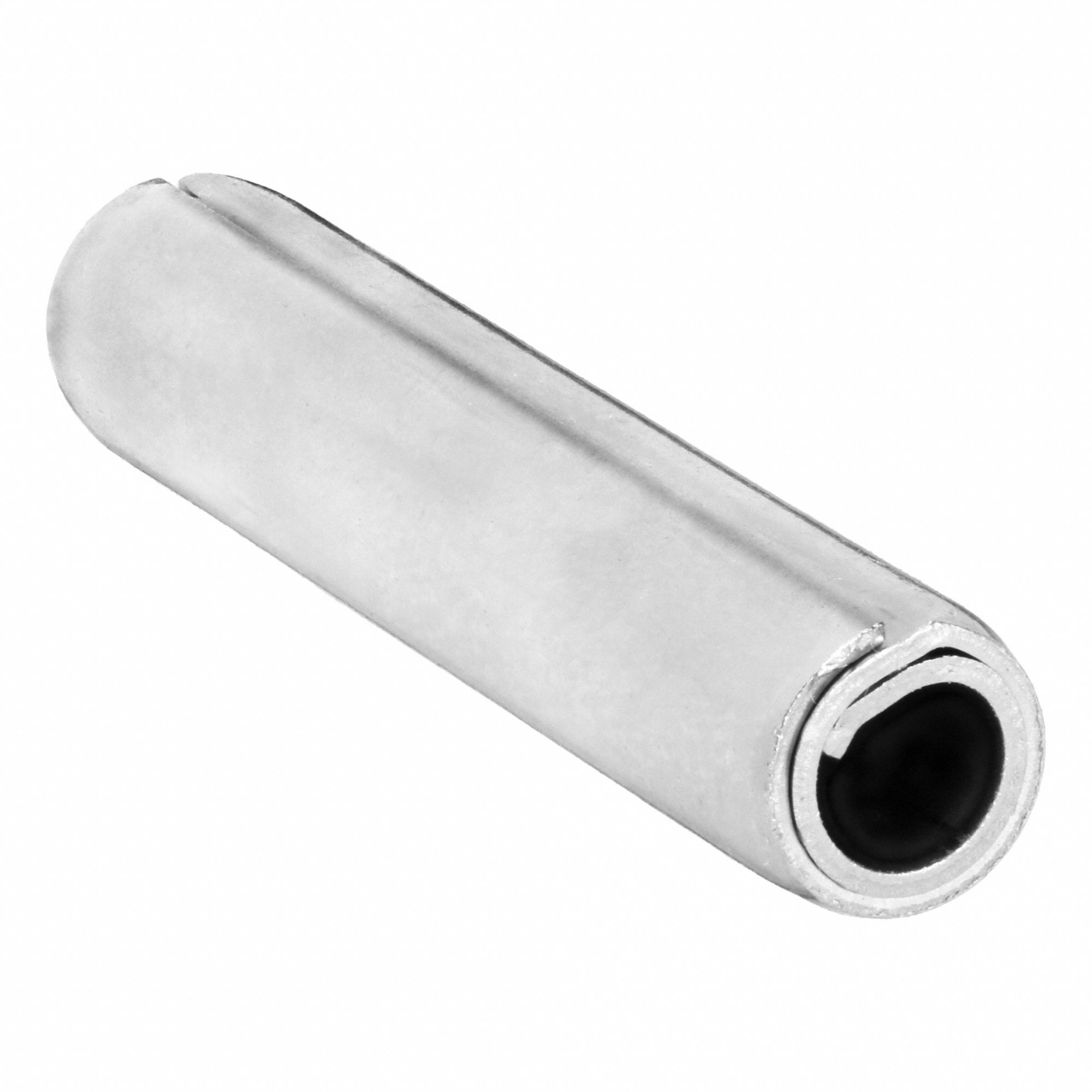 Slotted Spring Pin 3/16 x 3 Carbon Steel Zinc Clear