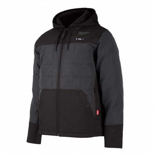 Gray milwaukee outlet heated jacket