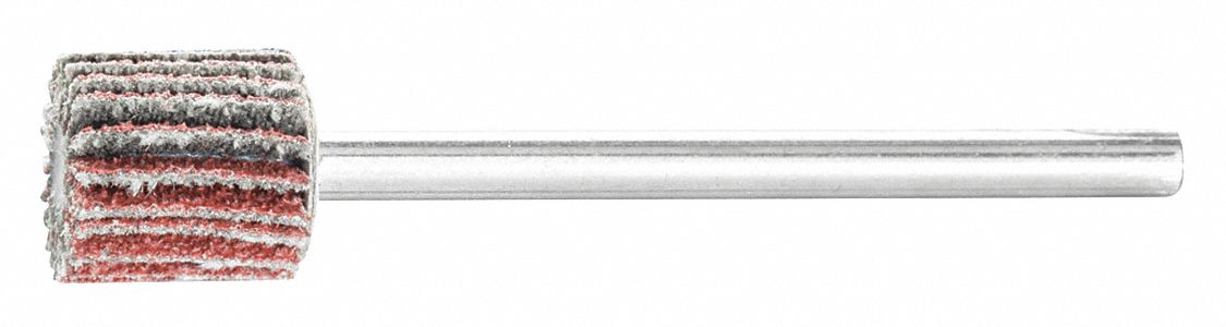 Mntd Flap Wheel 80 Grit 3/8 x3/8 x1/8 