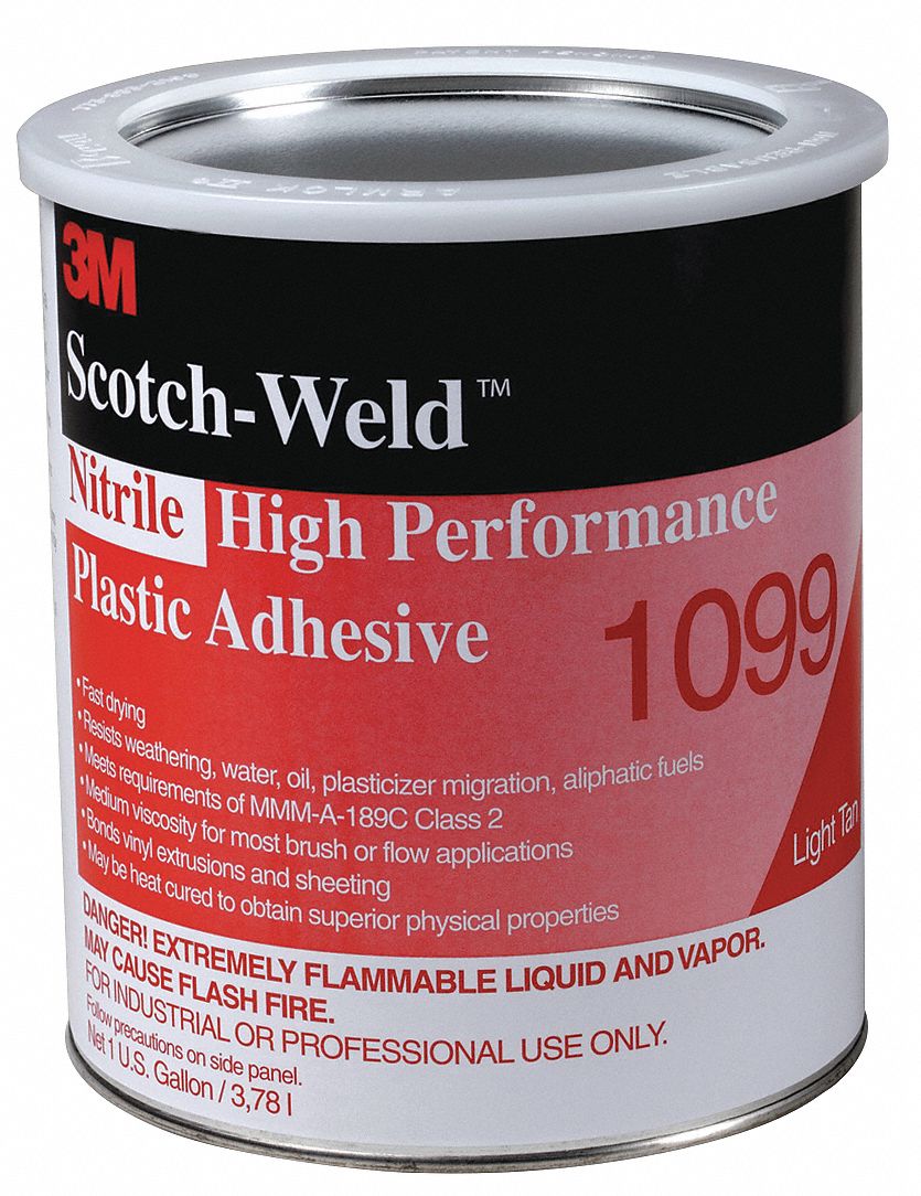 HIGH PERFORMANCE PLASTIC ADHESIVE, 1 GALLON