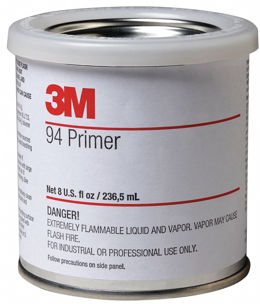 3M Primer, For Use on Adhesive Type Acrylic Adhesives, Can, 8 oz