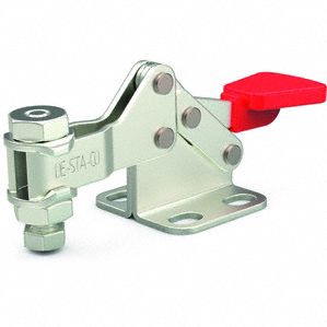 Toggle Clamp: Std Horizontal  Handle, Flange Base Mounting, 100 lbf Holding Capacity - Max