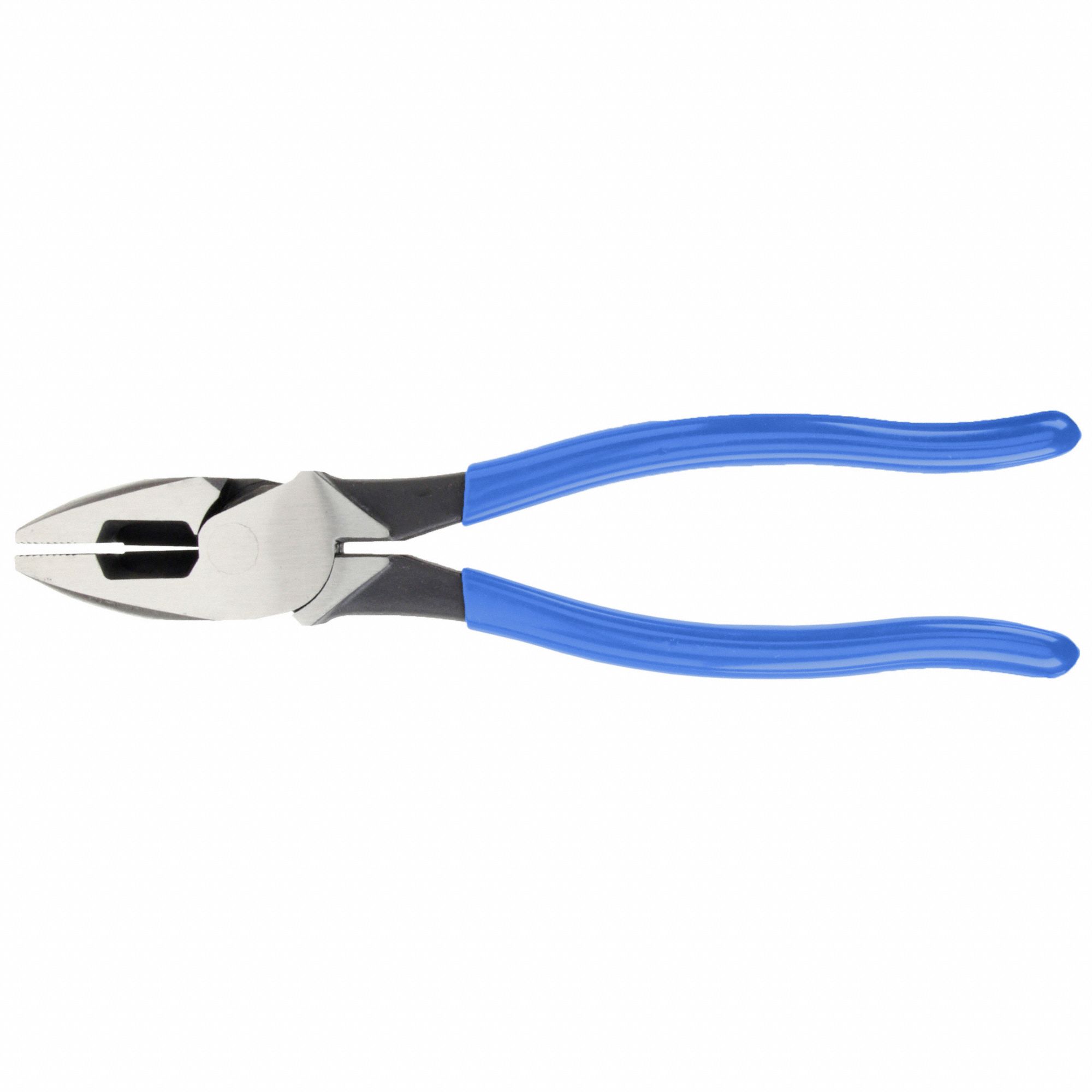 Channellock E338 XLT 8.25-inch Lap Joint Diagonal Cutting Pliers with Blue Grips 